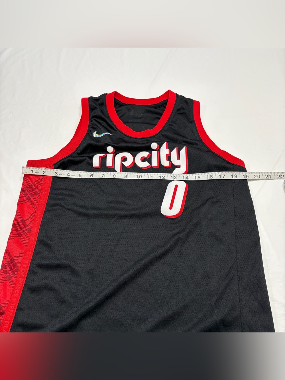 Nike Damian Lillard Portland Trail Blazers Rip City Edition Jersey Boys Youth L - Picture 5 of 11